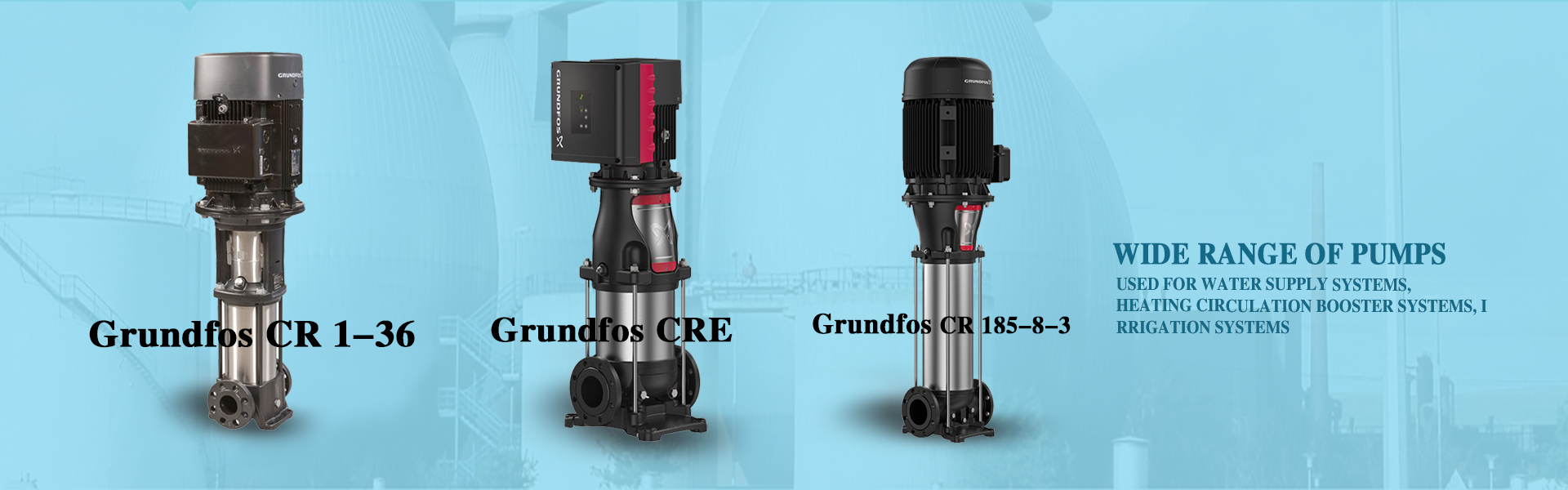 qualité Pompes de recirculation de l'eau usine