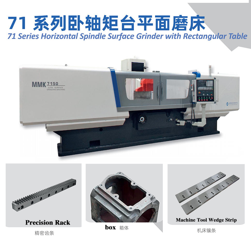 Rectangular Grind Check Mm7150 Flat Horizontal Spindle Rectangular Table Surface Grinder ...