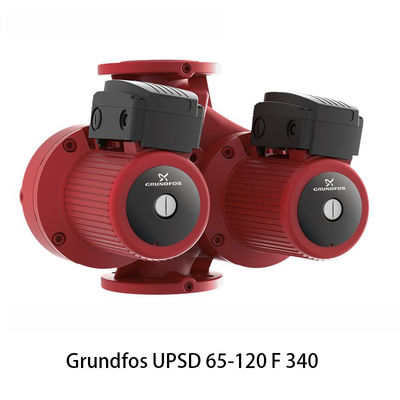 Grundfos Upsd 40-120 F 250 Double Headed Model of Three Speed Pump, Used for Heating and Air Conditioning Systems