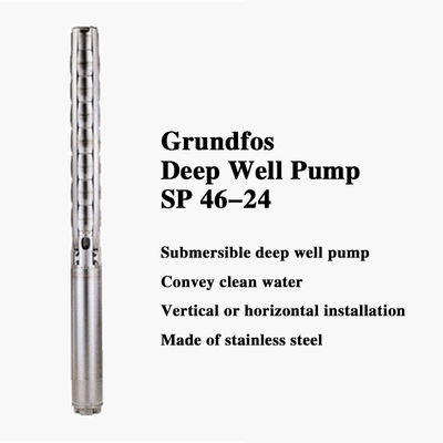Grundfos Energy Saving High Head Agricultural Stainless Steel Impeller Submersible Deep Well Pump