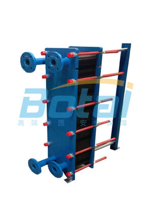 Removable plate heat exchanger with high heat transfer coefficient
