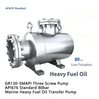 High Flow Gr-Smapi Three Screw Pump 80bar Barrel Casing Pump for Power Plant Fuel System