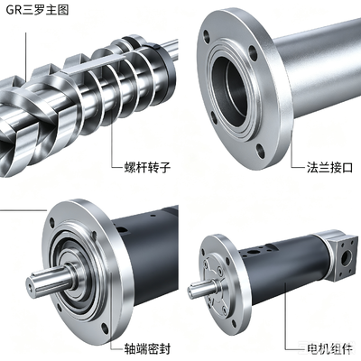 Industrial Screw Pump Gr High Pressure Cast Iron Lubricating Circulation Pump
