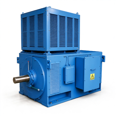 4-Pole High Voltage Three-Phase Induction Motor, IC611 Air-Air Cooled, Class F IP55, Pt100 Monitoring, Continuous Duty for Pumps, Compressors and Fans